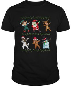 Dabbing Santa Springer Spaniel And Friends Christmas shirt