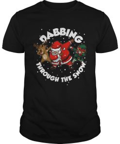 Dabbing through the snow shirt