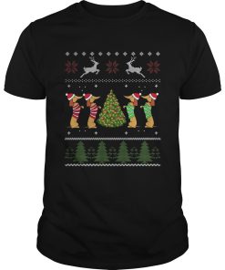 Dachshund Christmas Tree Ugly Xmas shirt