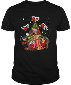 Dachshund Ho Ho Ho Christmas Tree shirt