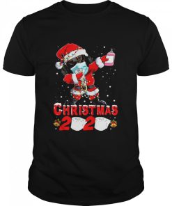 Dachshund Santa Face Mask Christmas 2020 Toilet Paper Light Christmas shirt