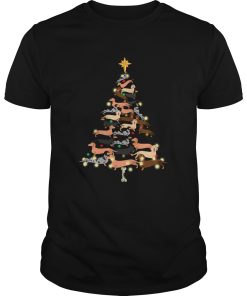 Dachshunds Christmas Tree shirt