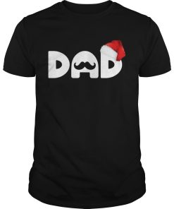 Dad With Santa Hat Christmas shirt