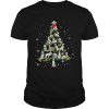 Dalmatian Light Christmas tree shirt