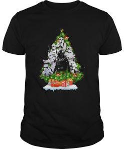 Darth vader and Stormtrooper Christmas Tree shirt