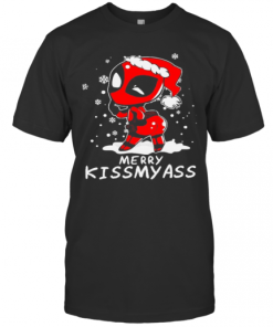 Deadpool Merry Kiss My Ass Christmas T-Shirt