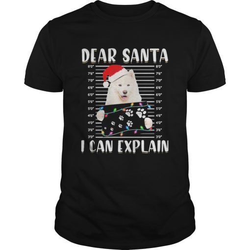 Dear Santa I Can Explain Light Christmas shirt