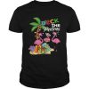 Deck The Palms Merry Flamingo Christmas shirt
