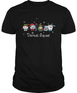 Dental Squad Elf Santa Reindeer Merry Christmas shirt