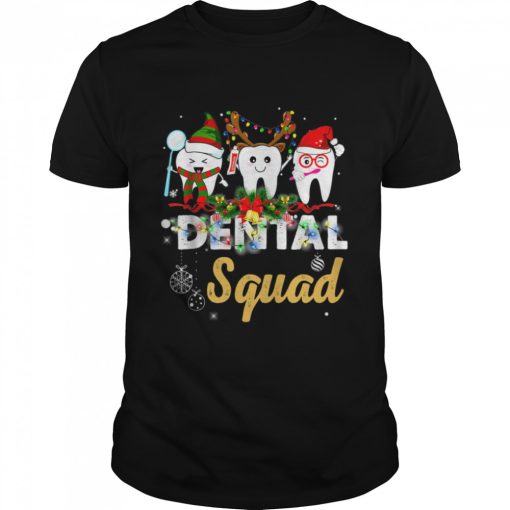 Dental Squad Merry Christmas shirt