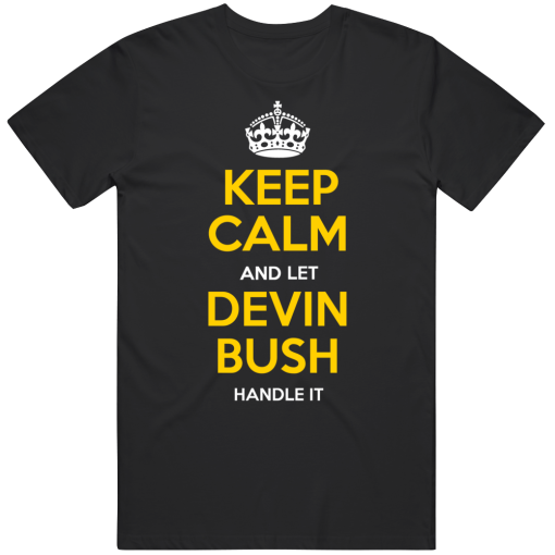 Devin Bush Keep Calm Pittsburgh Football Fan T Shirt