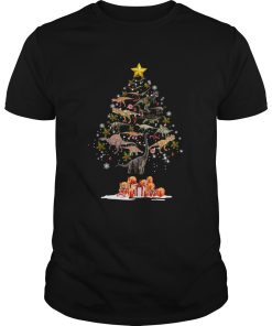 Dinosaur Christmas Tree shirt
