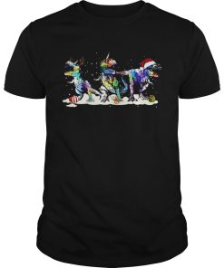 Dinosaur T-rex Christmas shirt