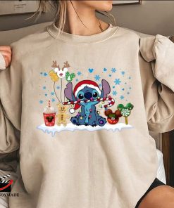 Disney Lilo And Stitch Christmas Sweatshirt, Family Sweatshirt