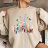 Disney Princess Christmas Sweatshirt, Disney Family Tee