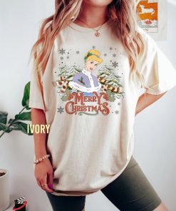 Disney Princess Cinderella Christmas Shirt, Disneyland Vacation Family Gift