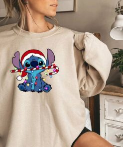 Disney Stitch Christmas Sweatshirt, Lilo And Stitch Couple Shirt