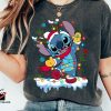 Disney Stitch Santa Christmas Light Sweatshirt