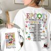 Disneyland Epcot World Tour Christmas Shirt, Mickey And Friends Christmas Sweatshirt