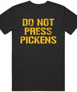Do Not Press Pickens George Pickens Pittsburgh Football Fan T Shirt