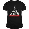 Dogs Tre Merry Christmas Ugly shirt