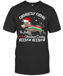 Dominick The Christmas Donkey Italian Christmas Donkey T-Shirt