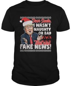 Donald Trump Fake News Ugly Christmas shirt