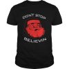 Dont Stop Believin Christmas Tee Shirt