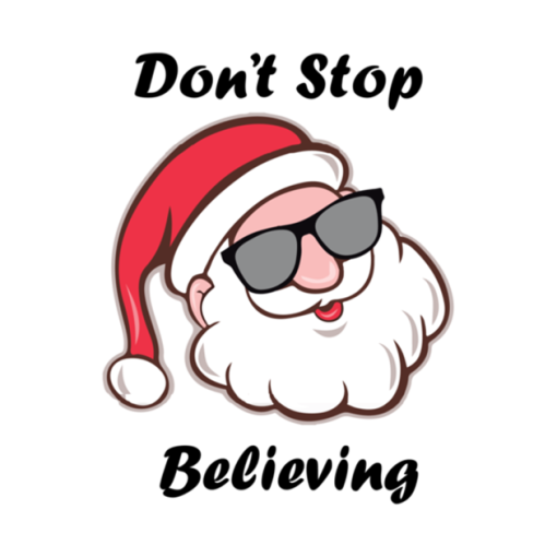 Don’t Stop Believing Santa Claus shirt