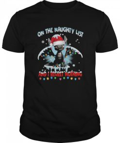 Dragon On The Naughty List And I Regret Nothing Christmas shirt