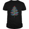 Dragonflies Christmas tree shirt
