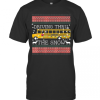 Driving Thru The Snow School Bus Ugly Christmas T-Shirt