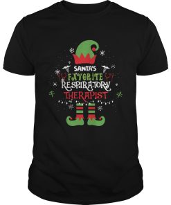 ELF Santa’s Favorite Respiratory therapist shirt