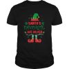 ELF Santas Favorite Bus Driver Merry Christmas t-shirt