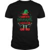 ELF Santas Favorite Caregiver Merry Christmas shirt