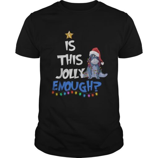 Eeyore Is this Jolly enough Christmas light shirt