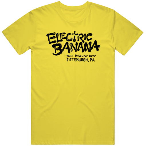 Electric Banana Pittsburgh Cult Classic Disco Rock Club T Shirt