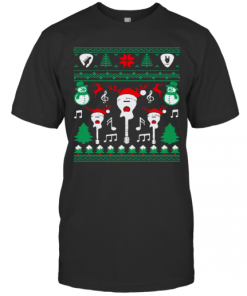 Electric Guitar Ugly Christmas T-Shirt