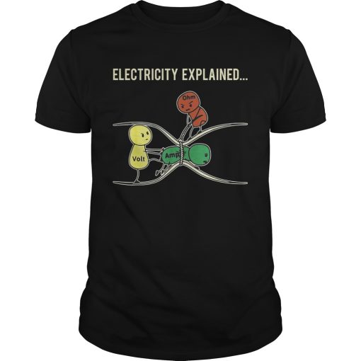 Electricity Explained Ohm Volt Amp shirt, hoodie, long sleeve