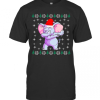 Elephant Christmas Boys Santa Hat Lover Gift T-Shirt