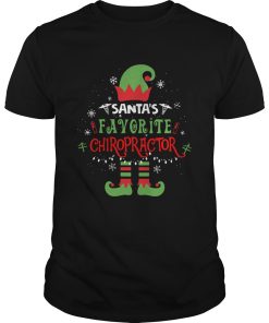Elf Christmas Santas Favorite Chiropractor shirt