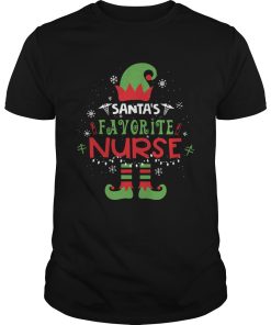 Elf Santa Favorite Nurse Christmas shirt