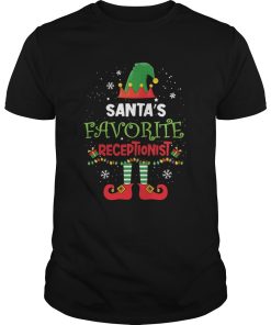 Elf Santas Favorite Receptionist shirt