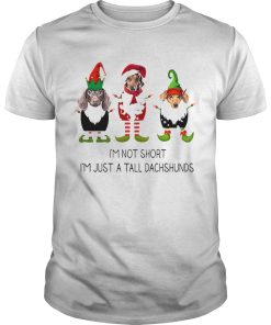 Elf im not short im just a tall dachshunds Christmas