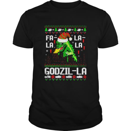 Fa La La La Godzilla Christmas shirt