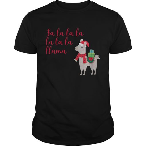 Fa La La La La La La Llama Christmas shirt