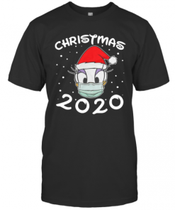 Face Daisy Santa Wear Mask Merry Christmas 2020 Christmas T-Shirt