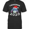 Face Eeyore Santa Wear Mask Merry Christmas 2020 Christmas T-Shirt