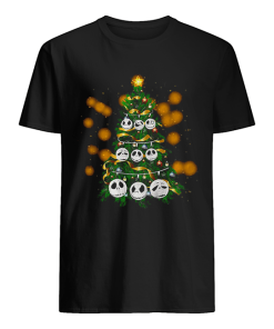 Face Jack Skellington Christmas tree shirt