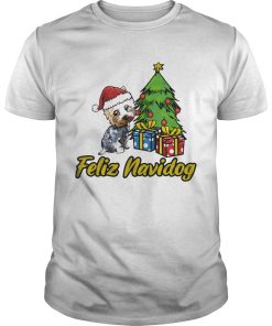 Feliz Navidog Yorkshire Christmas Gift shirt